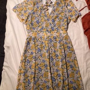 Berthie Audrey Dress in Yellow